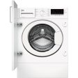 Beko WTIK74151F 7kg 1400rpm Integrated RecycledTub™ Washing Machine - White on Sale