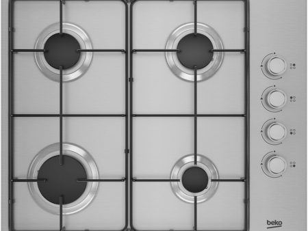 Beko CIHYG21SX 61cm Gas Hob - Stainless Steel Supply